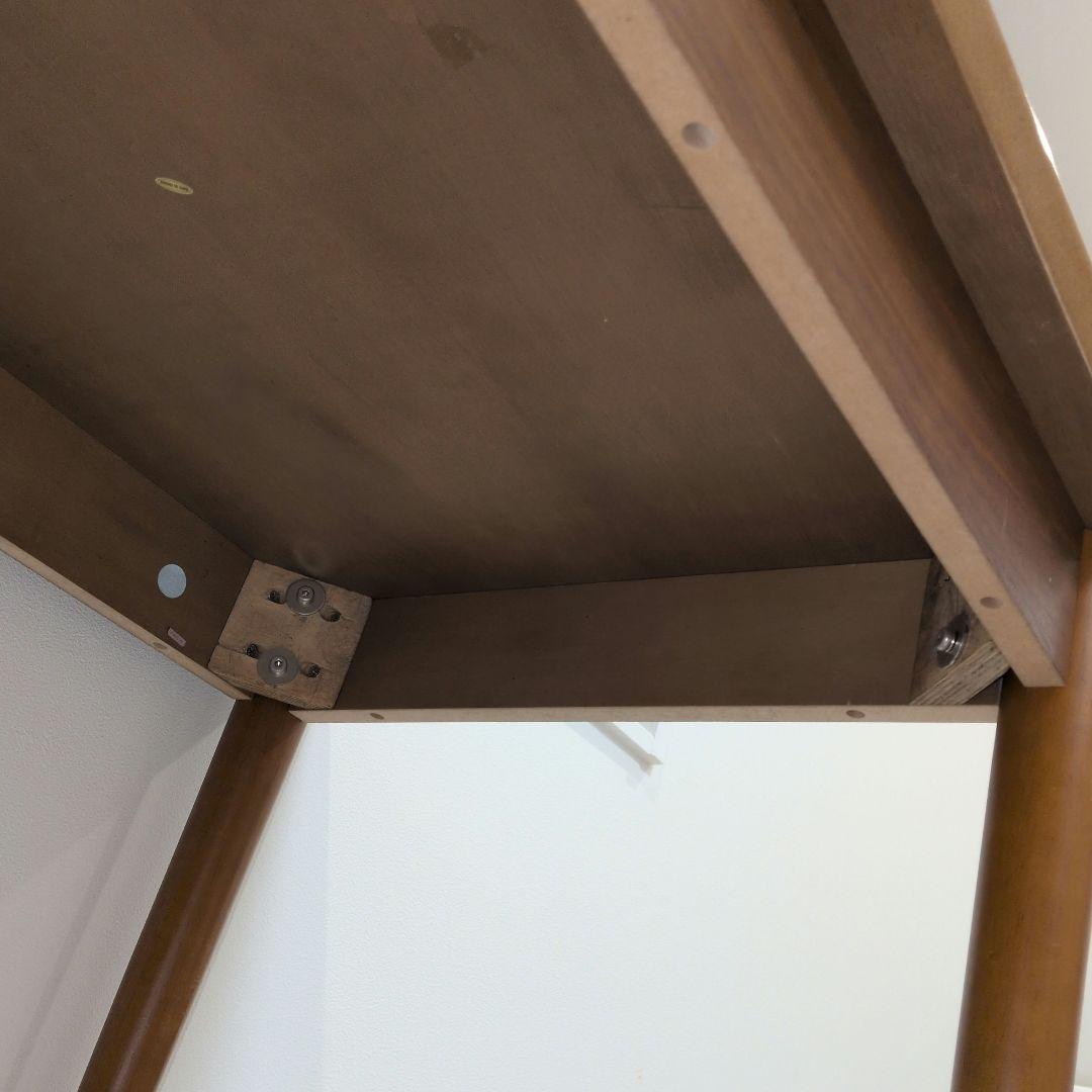 NOCE ダイニングテーブル ウォールナット 80×60×75cm(高さ)