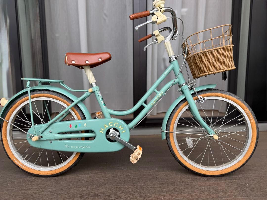 ブリヂストンHACCHI 18インチ 子供用自転車 グリーン