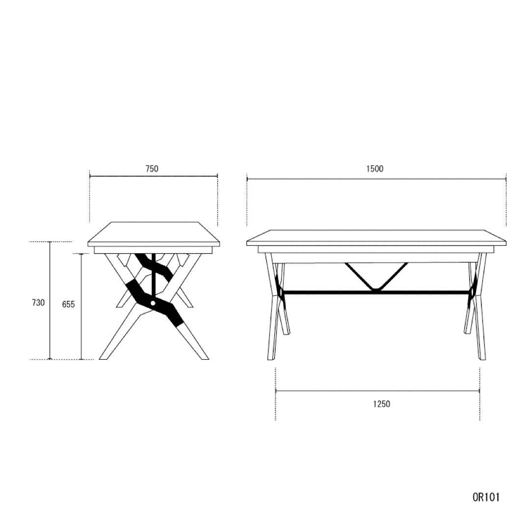 PACIFIC FURNITURE SERVICE テーブル