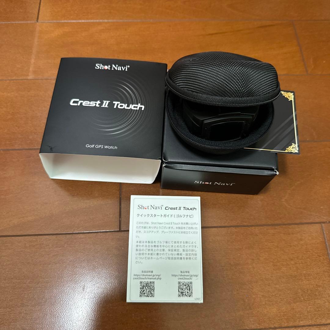 Shot Navi Crest II Touch ゴルフGPSウォッチ