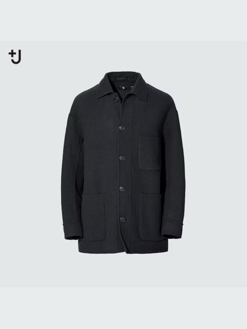 UNIQLO +J ウールブレンドオーバーサイズシャツジャケット