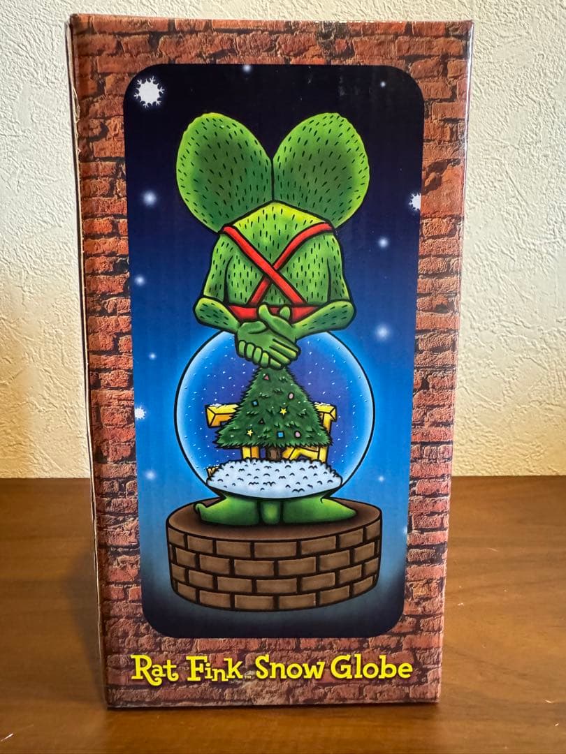 会場限定 ホッドロッドカスタムショー2025 ラットフィンク　スノーグローブ