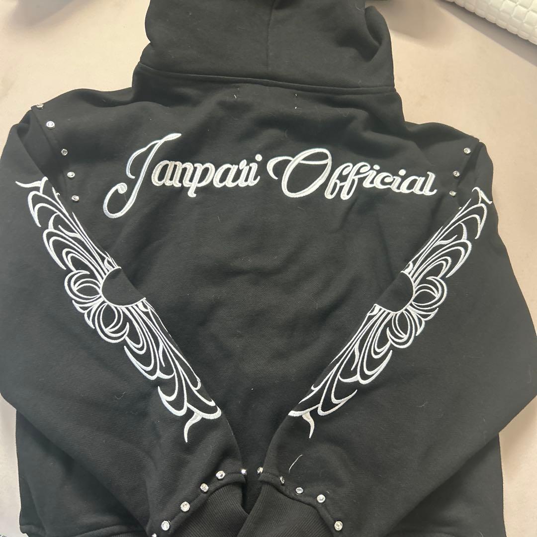 Janpari Official ブラックパーカー S