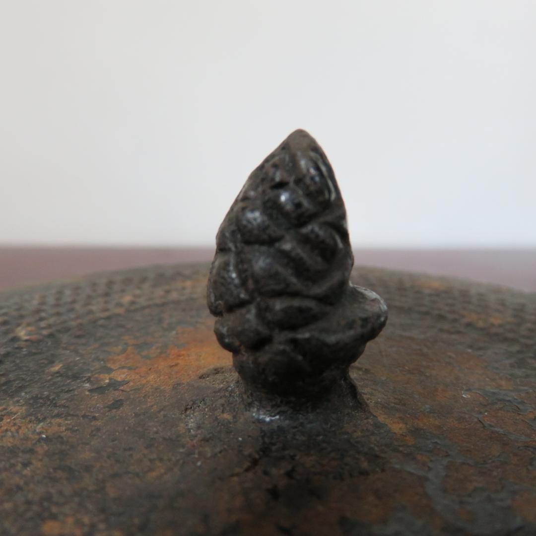 鉄瓶 銘なし 黒粒 錆 穴なし ケンケン昭和レトロ館