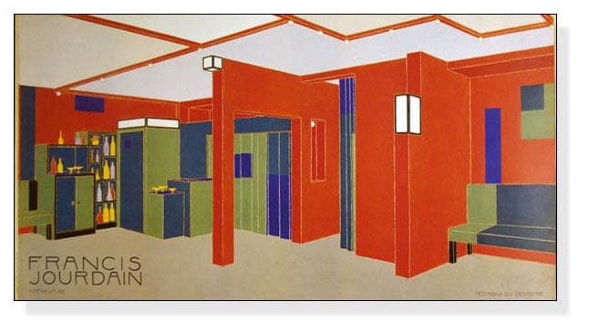 額装済/Interieur Villa/フランシス ジュールダン