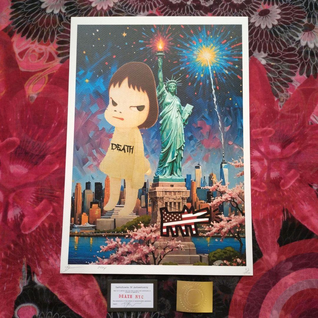 death nyc 世界限定100枚　奈良美智　キースヘリング　自由の女神