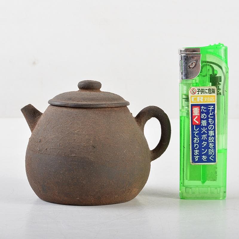 メル78372　中国　黒泥　小さな急須　茶壷　煎茶道具　U　R5836
