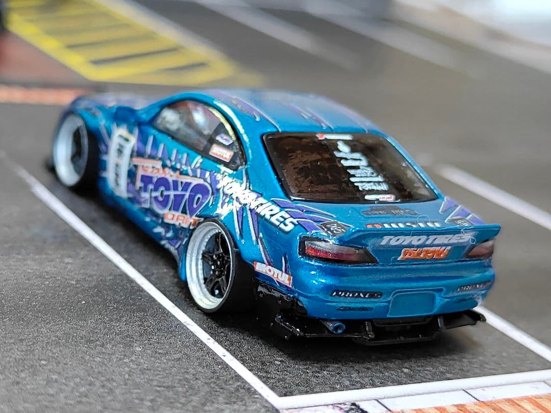 MINIGT トミカ改造 日産 S15 シルビア ドリ車☆ D1ホットウィール