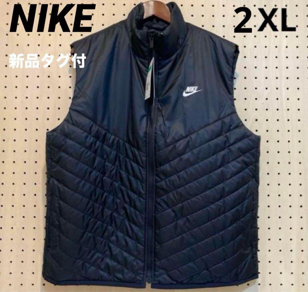 2XL☆新品タグ付☆ ナイキ ベストジャケット ＴＦ ＷＲ ＳＦ ブラック