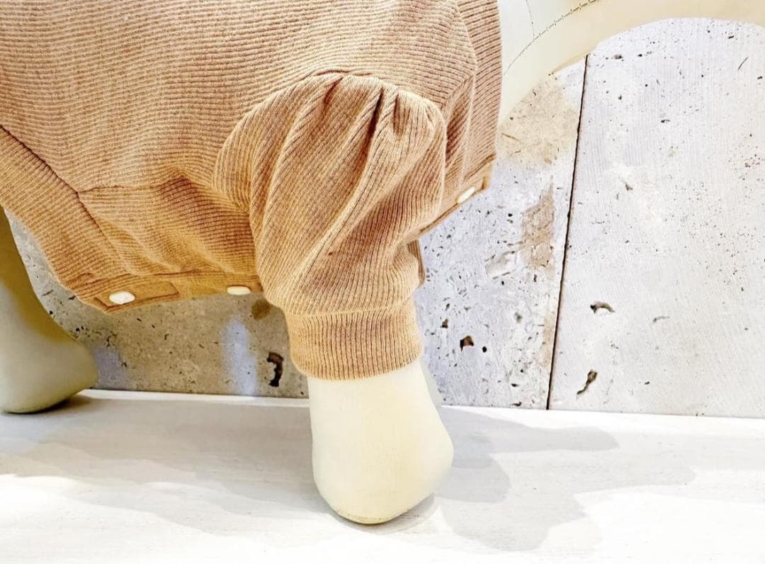 DENIM ROSE ワッペンカーディガン