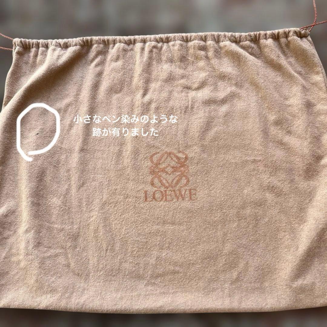 LOEWE アナグラム 2way ショルダーバック 肩掛け 巾着 レザー