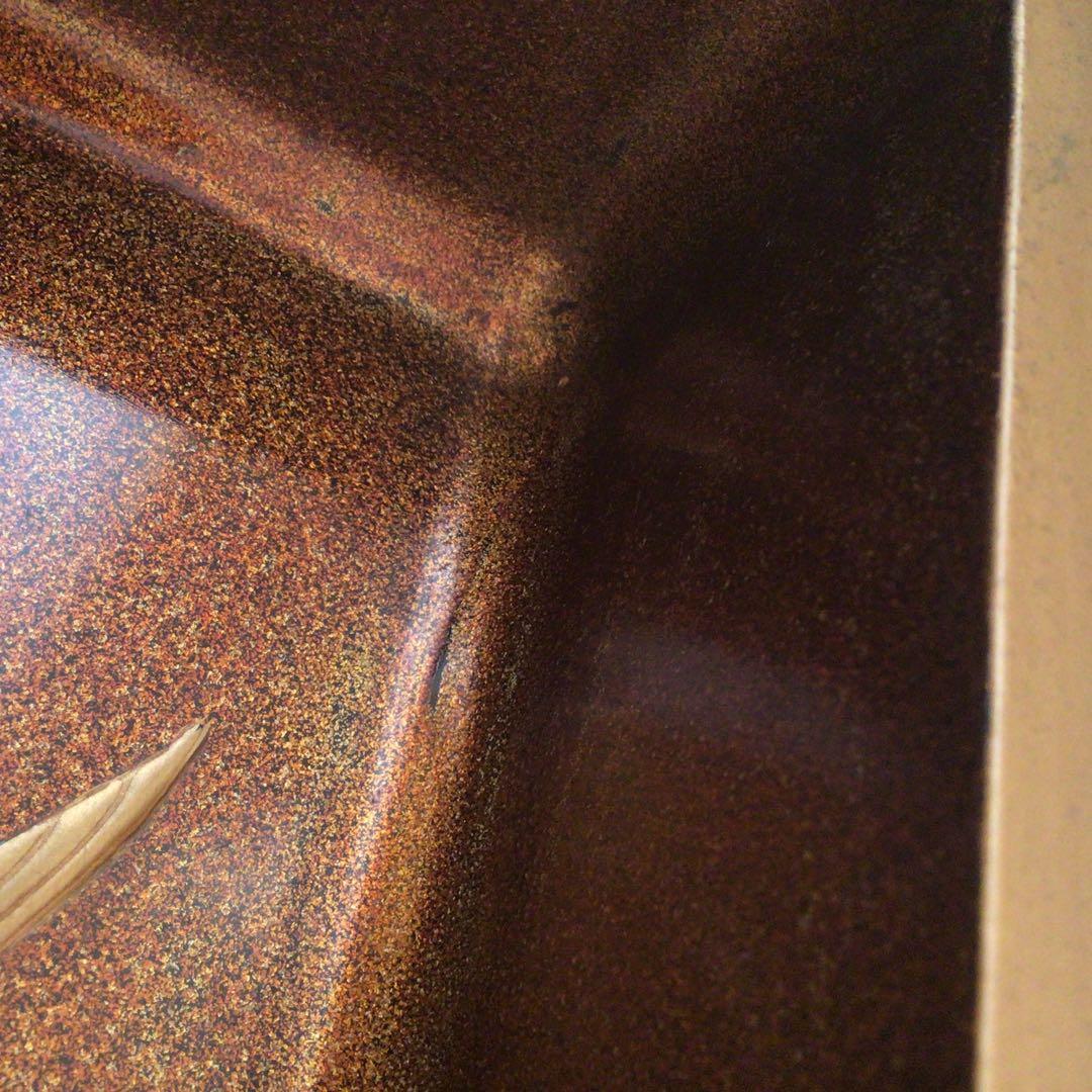 時代漆器　廣蓋　広蓋　骨董　蒔絵　螺鈿　昭和3年　共箱付き