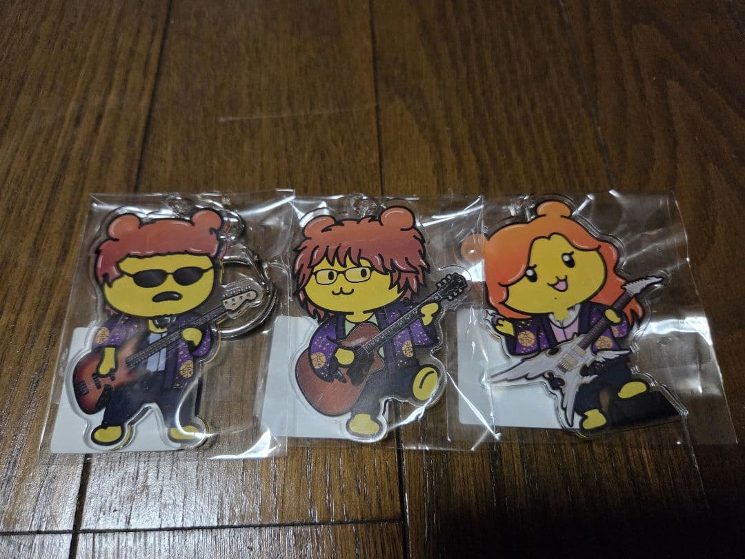 THE ALFEE 展 秩父バージョン ポテくまくん キーホルダー 3種セット