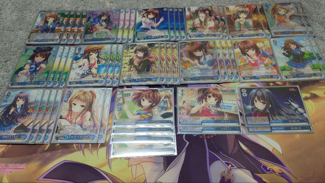 ヴァイスシュヴァルツ ガールフレンド（仮） 青単デッキ