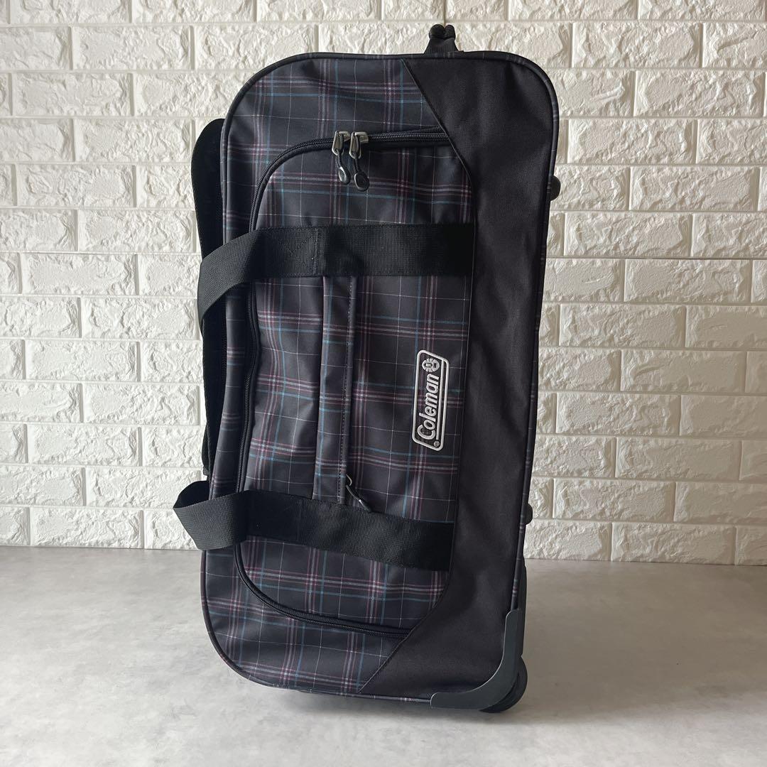 Coleman 70L ボストンキャリー キャスター付 南京錠 ショルダー付