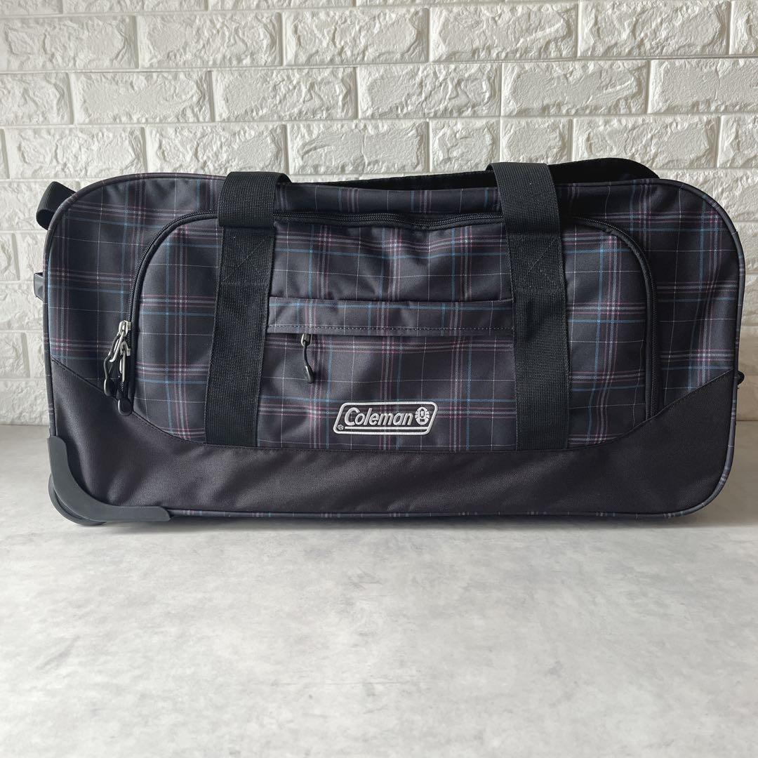 Coleman 70L ボストンキャリー キャスター付 南京錠 ショルダー付