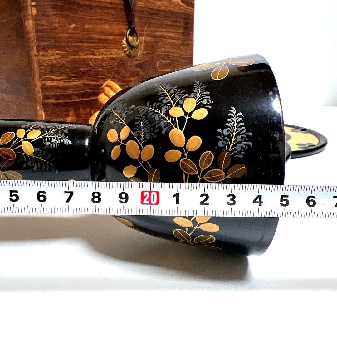 【良品】鼓　蒔絵　小鼓　胴　和楽器　漆塗り　伝統芸能　能 歌舞伎　金彩