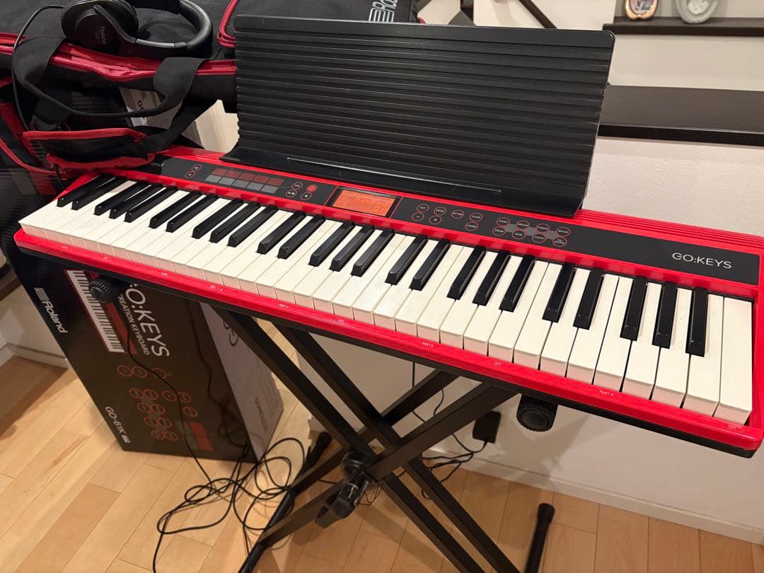 Roland GO:KEYS 61鍵 赤