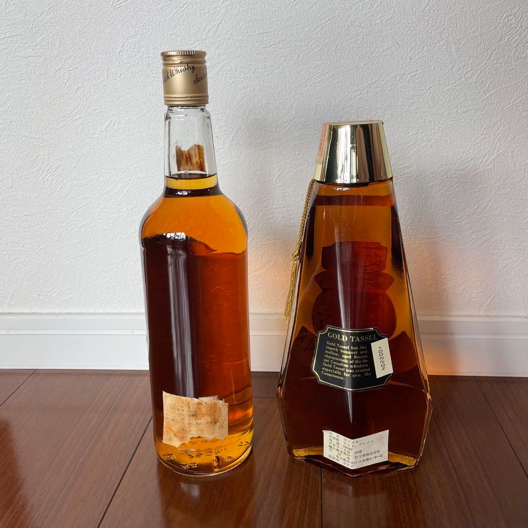 レア【未開栓】　古酒　まとめ売り　スコットブルース　ゴールドタッセル　ウイスキー