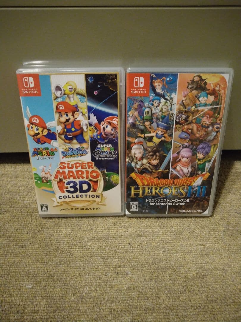 【美品】スーパーマリオ 3Dコレクション & ドラゴンクエストヒーローズI・II