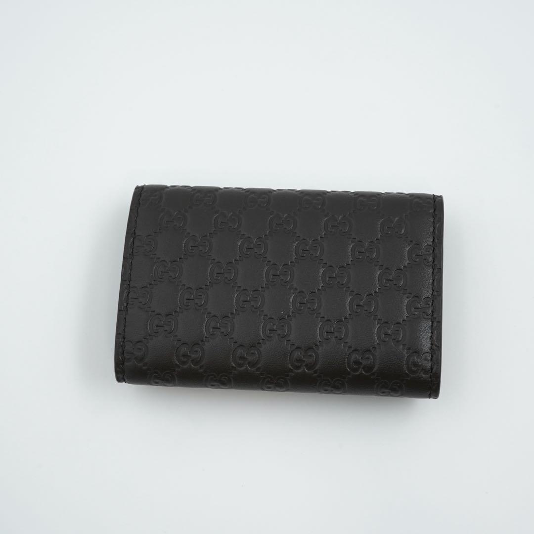 ✨極上美品・箱付き✨　グッチ　キーケース　6連　マイクロシマ　GG レザー