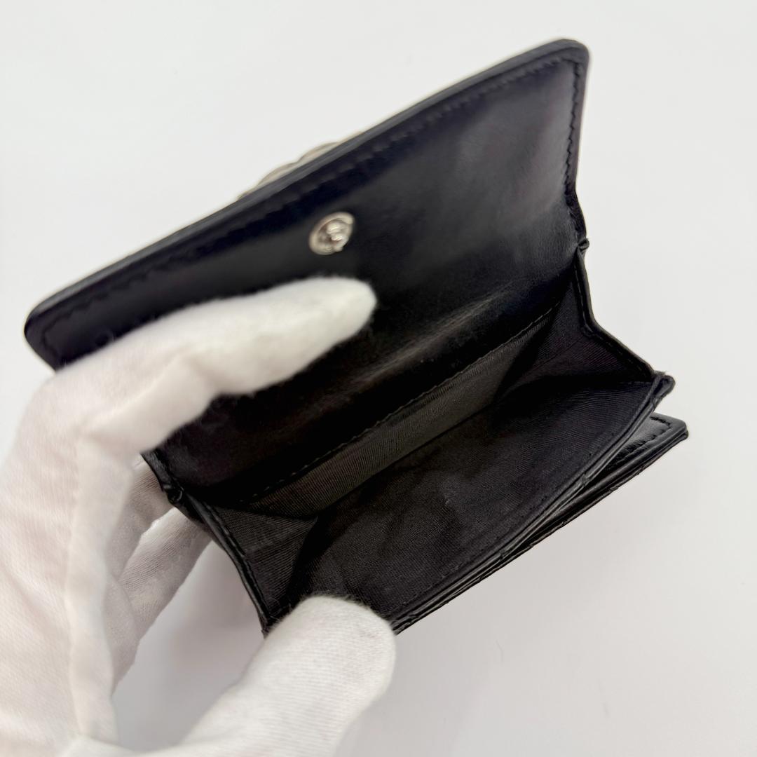 CHANEL シャネル ボーイシャネル 三つ折り財布　スモールウォレット