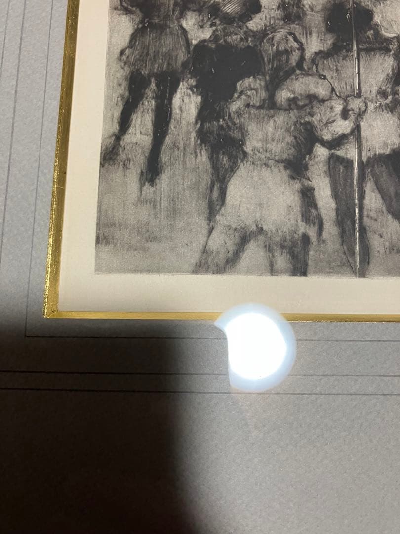 ルイ・イカール　「聖女の守り神　13」銅版画　額装　箱有