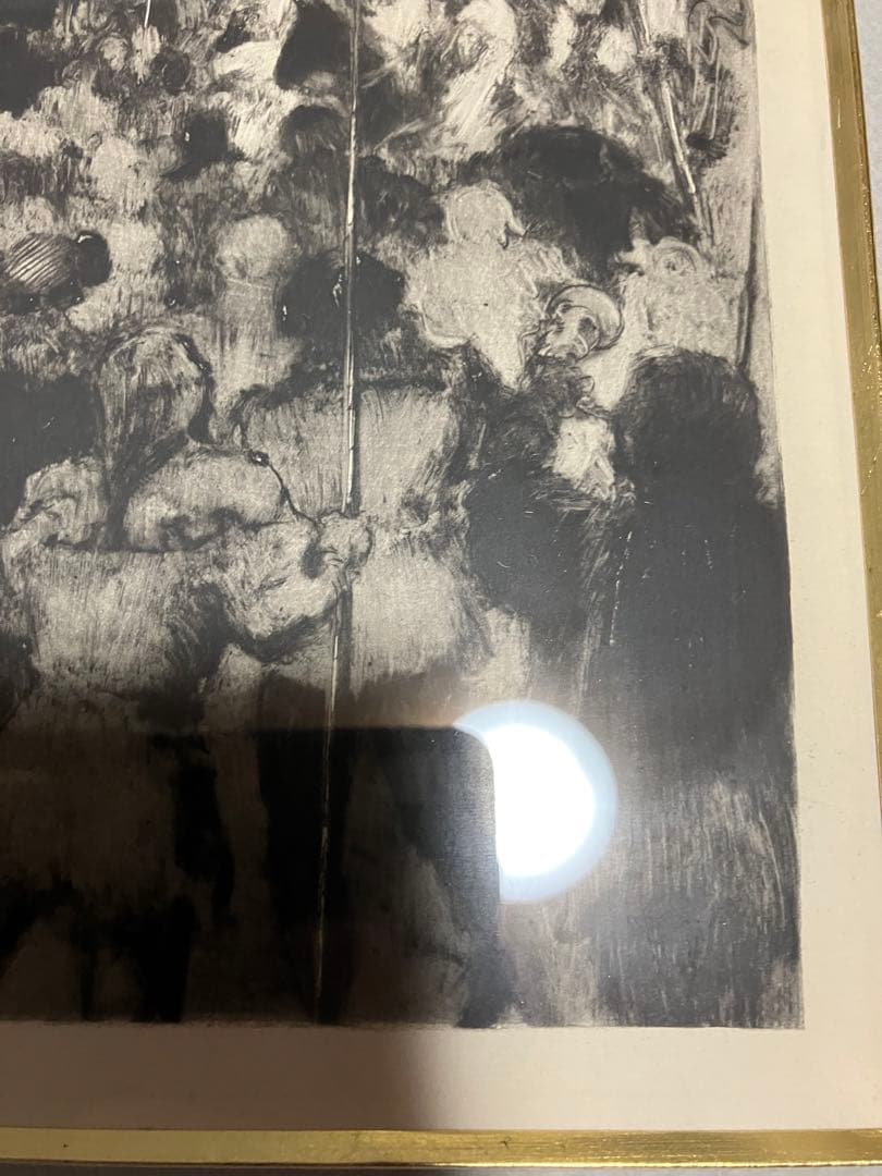 ルイ・イカール　「聖女の守り神　13」銅版画　額装　箱有