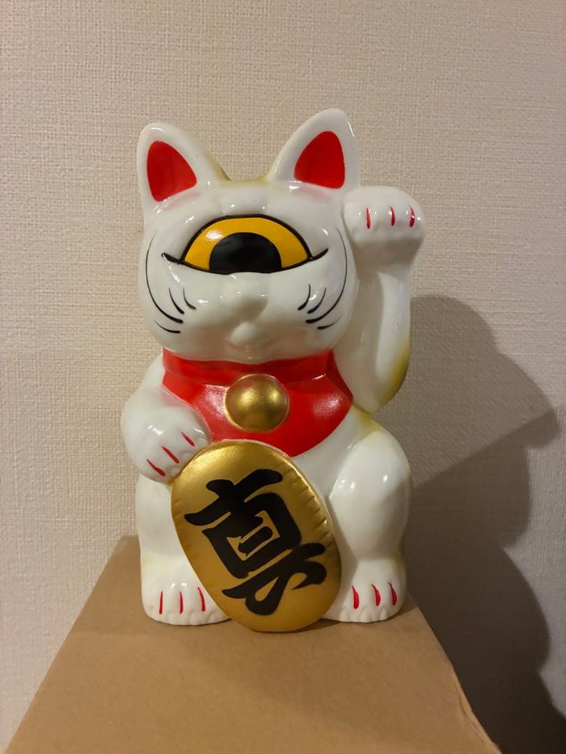 リアルヘッド　ソフビ　フォーチュンキャット大