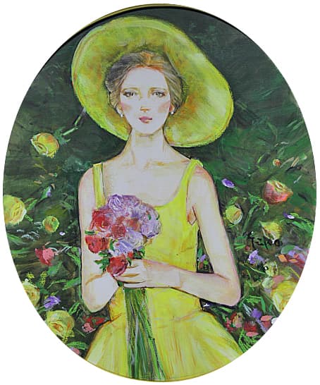 中島裕子【サンビーム】 油彩 10号