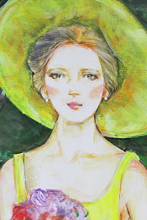 中島裕子【サンビーム】 油彩 10号