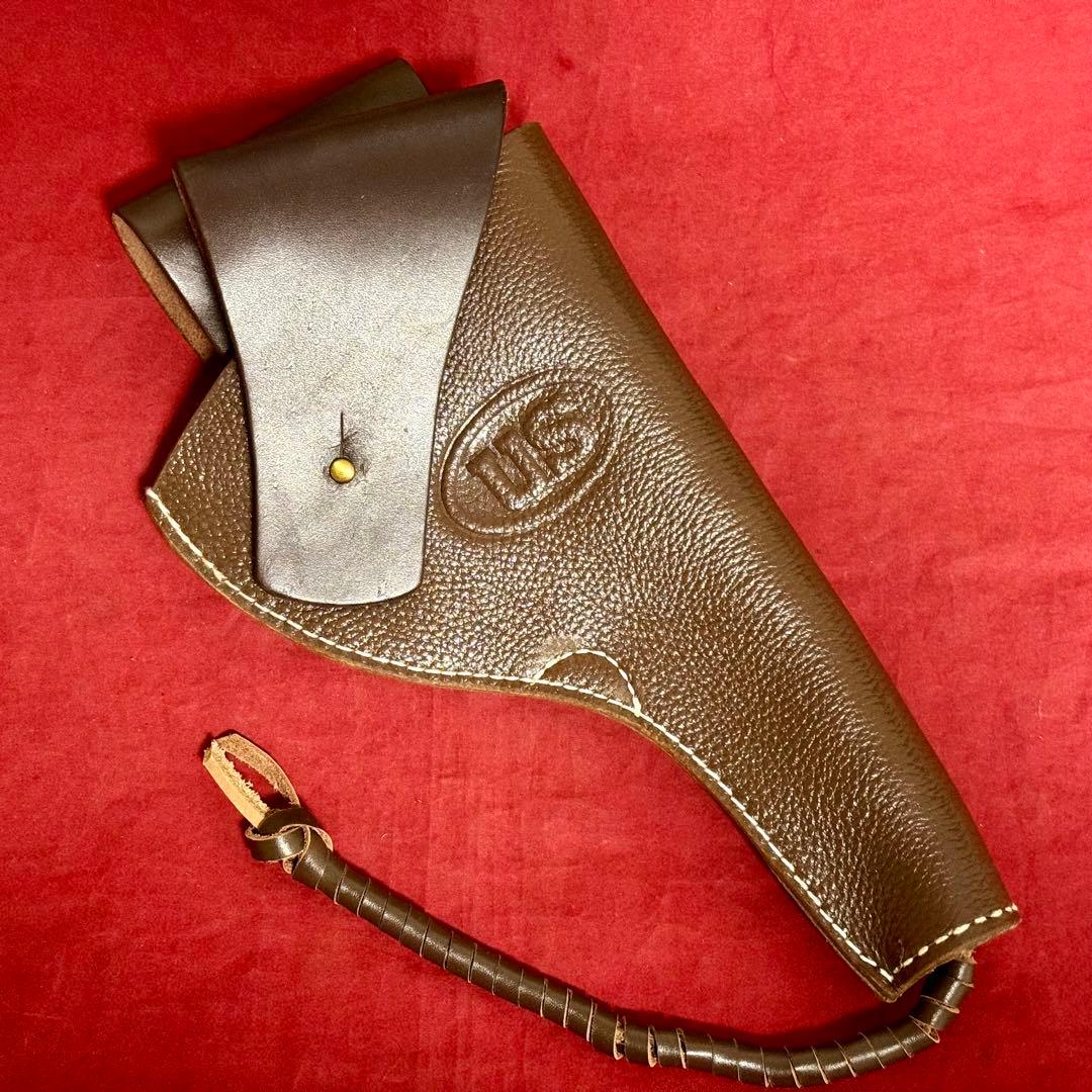 米軍 M1917 コルト / S&W 5.5インチ リボルバー用 革製ホルスター
