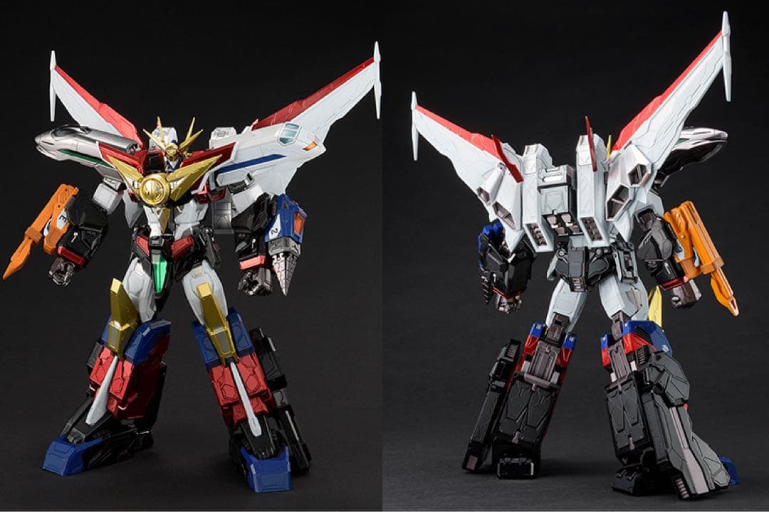 ホビージャパン　AMKUNI 機神　グレートマイトガイン&オプションパーツセット