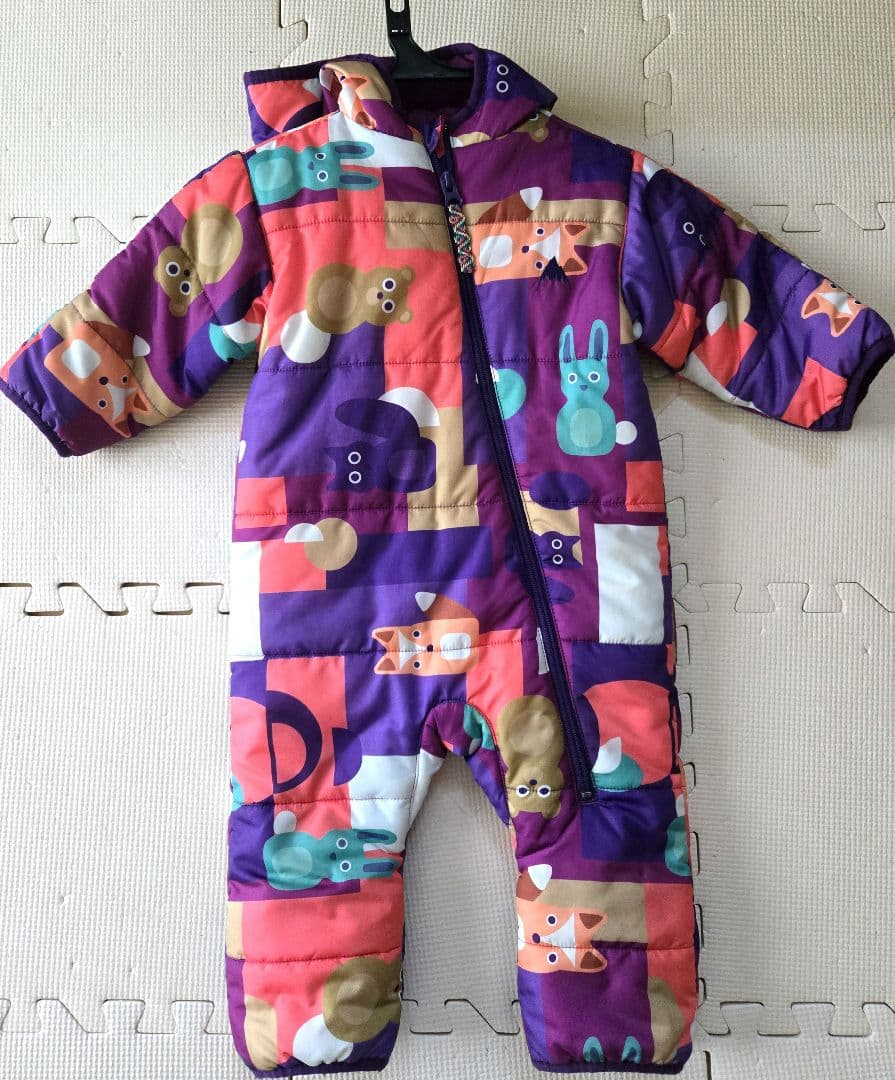 バートン ベビー 迷彩柄 スキーウェア ジャンプスーツ スノーウェア おくるみ