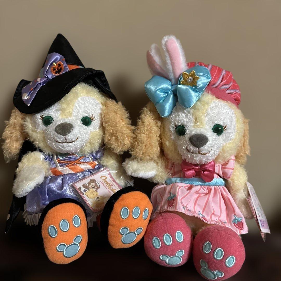 SHDL 上海ディズニー クッキーアン ぬいぐるみ 2体セット