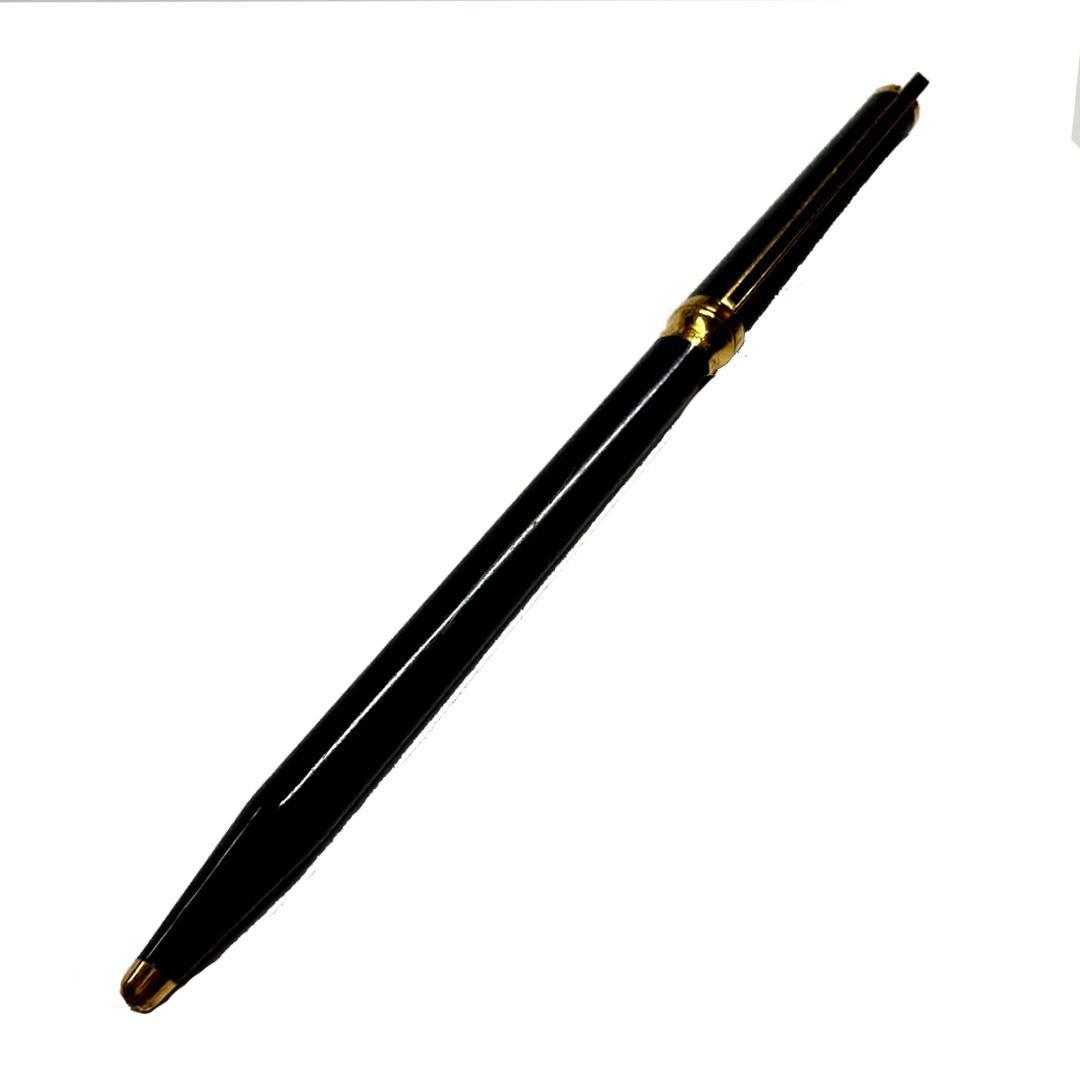 希少【Ce la Dupont】オニキスブラック ゴールドアクセント ボールペン