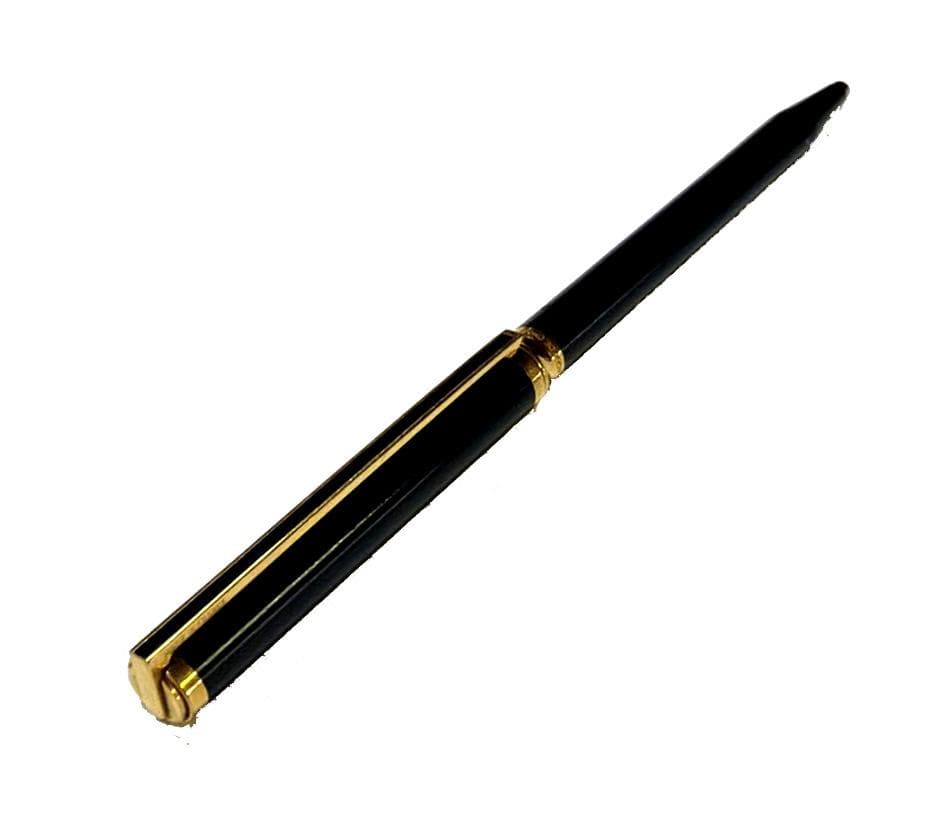 希少【Ce la Dupont】オニキスブラック ゴールドアクセント ボールペン