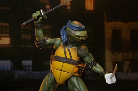 【NECA】新品 正規品 TMNT シュレッダー vs レオナルド フィギュア