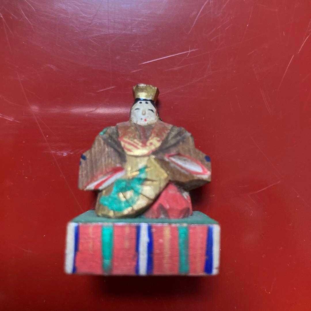 雛人形　一刀彫