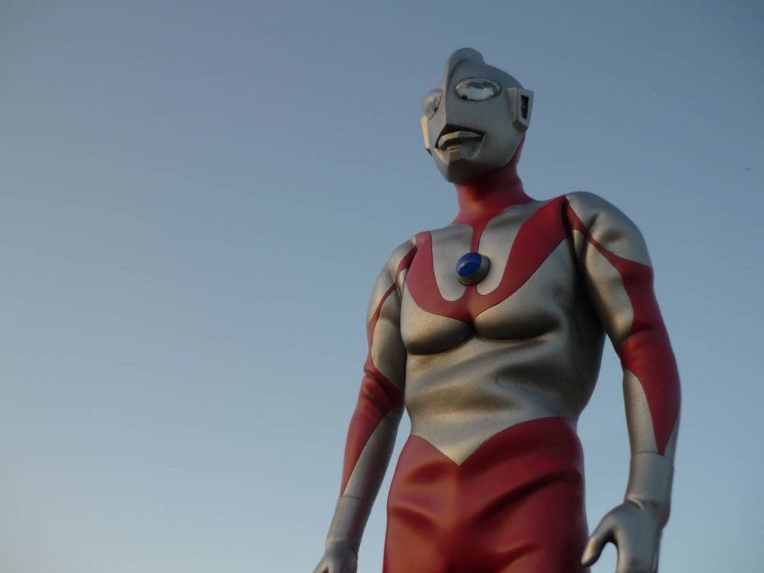 ウルトラマン　メガソフビ改造　全長45㎝　海洋堂