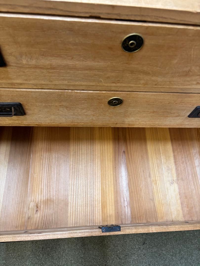 昭和レトロ　当時物　アンティーク時代箪笥　古道具　桐タンス