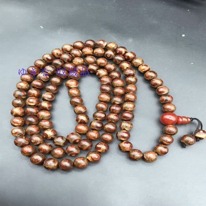 瑪瑙の108粒の仏珠の男女は玉髄の天珠のネックレスのチェーンを兼用します?
