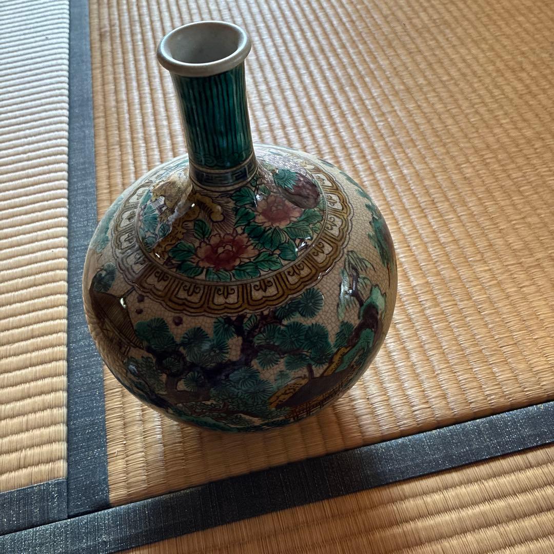 多色陶器花瓶