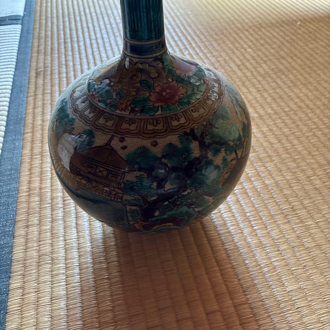 多色陶器花瓶
