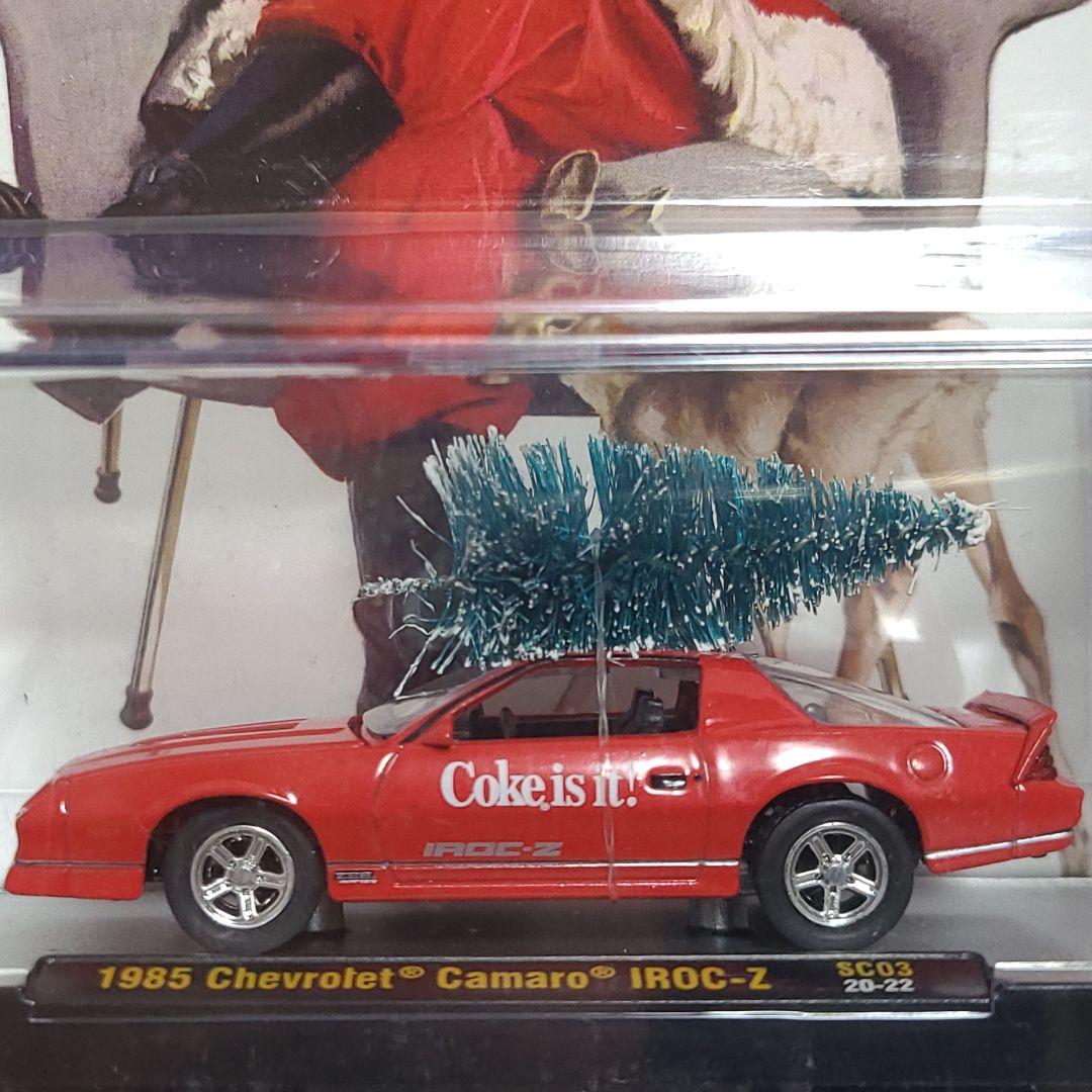 M2マシーン　コカ・コーラ　クリスマス　シボレー　3rd　カマロ 1/64