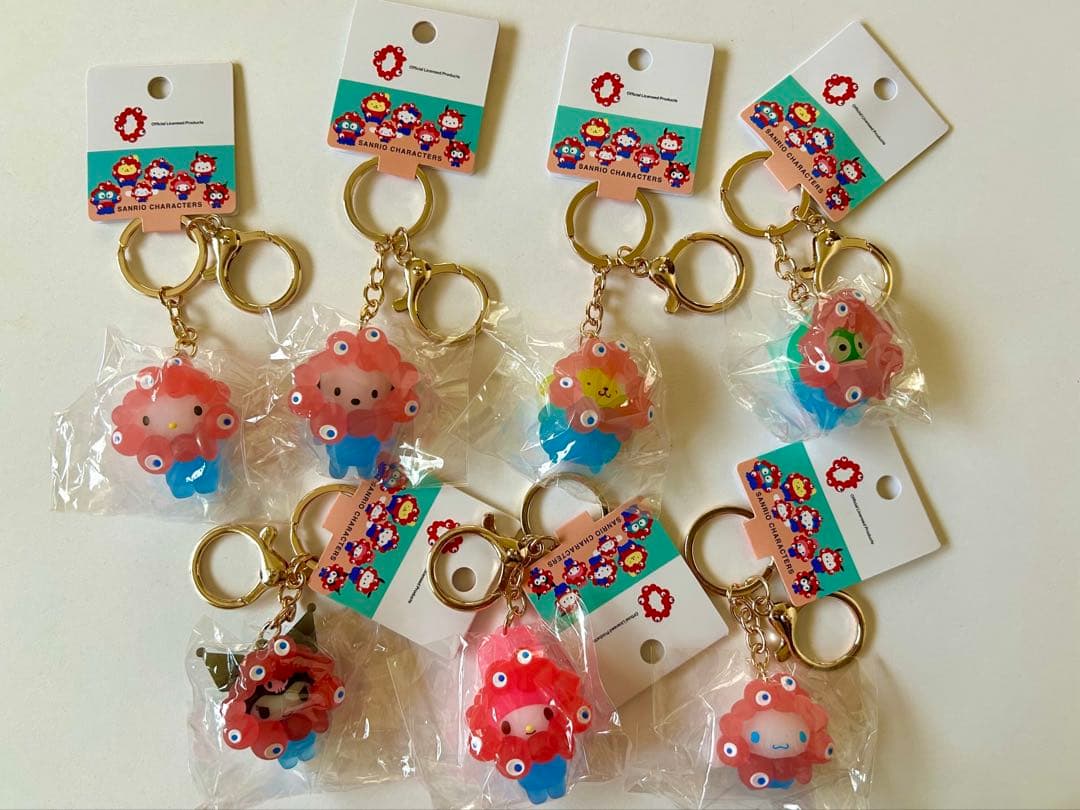 EXPO2025 サンリオ ミャクミャク クリアキーホルダー全7種セット