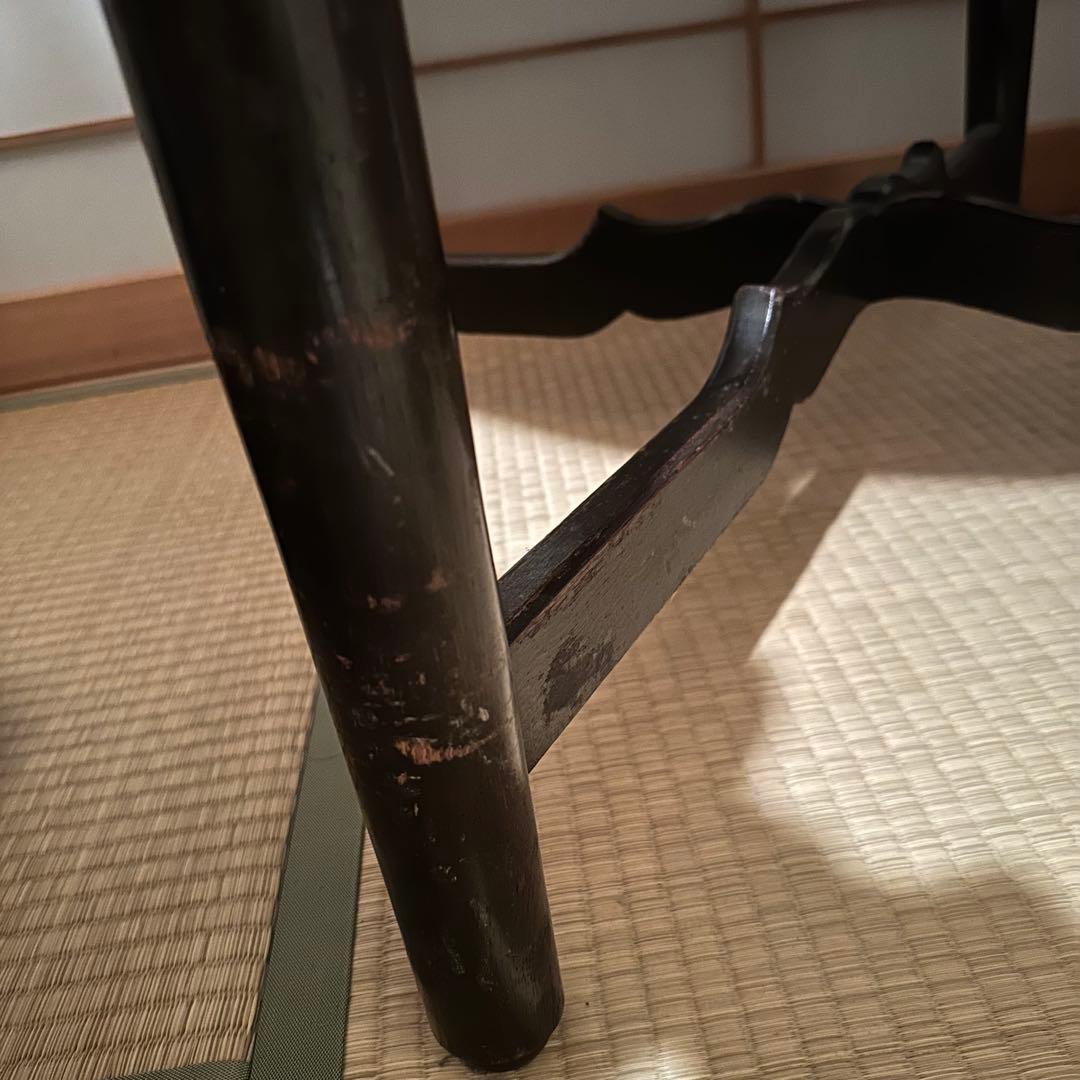 和製　アンティーク　丸テーブル