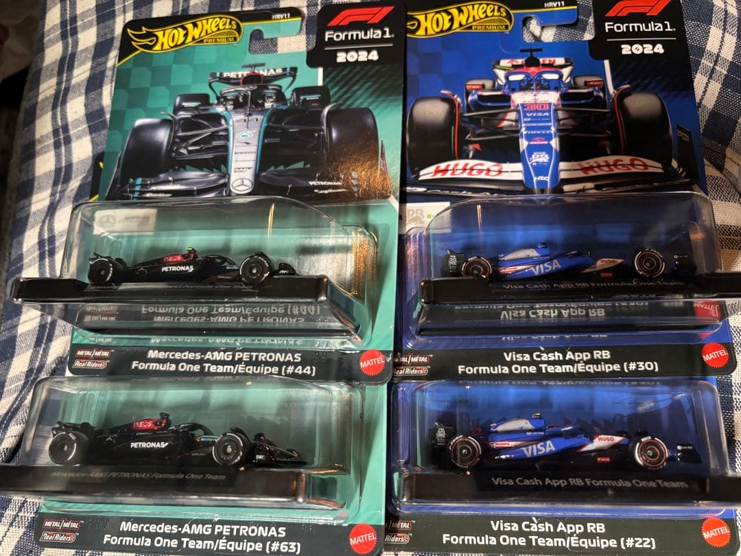 ホットウィール F1 formula1 4種類 最新 VISA メルセデスベンツ