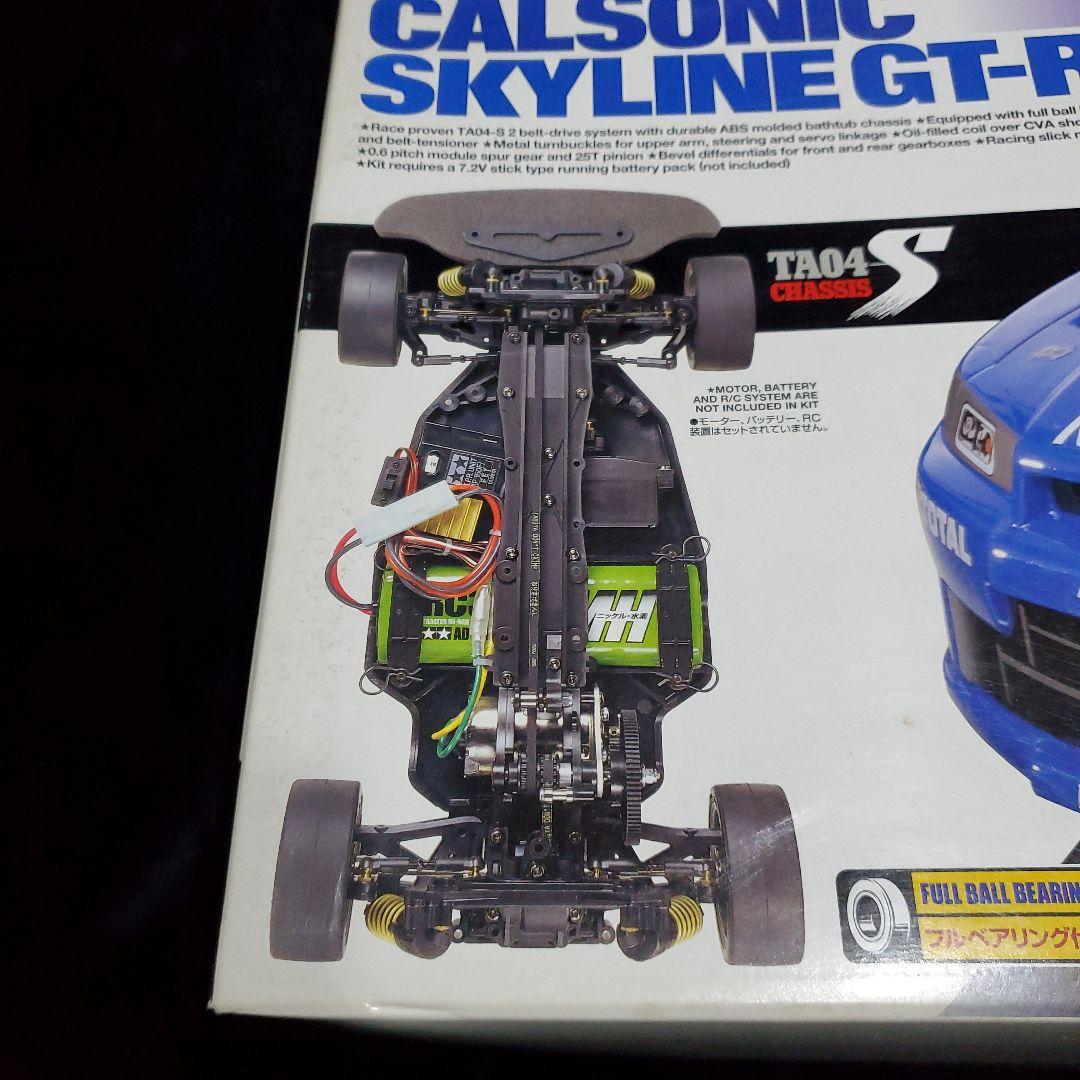 タミヤ TA04S 1/10 スカイライン GT-R 2001 R34 絶版商品