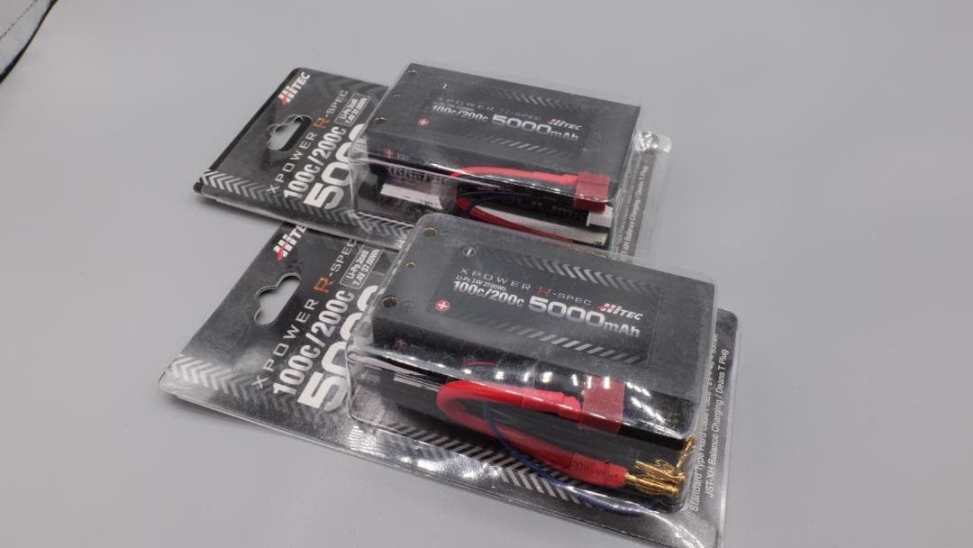 新品HiTEC XPOWER R-SPEC Li-Po 7.4V 5000mAh